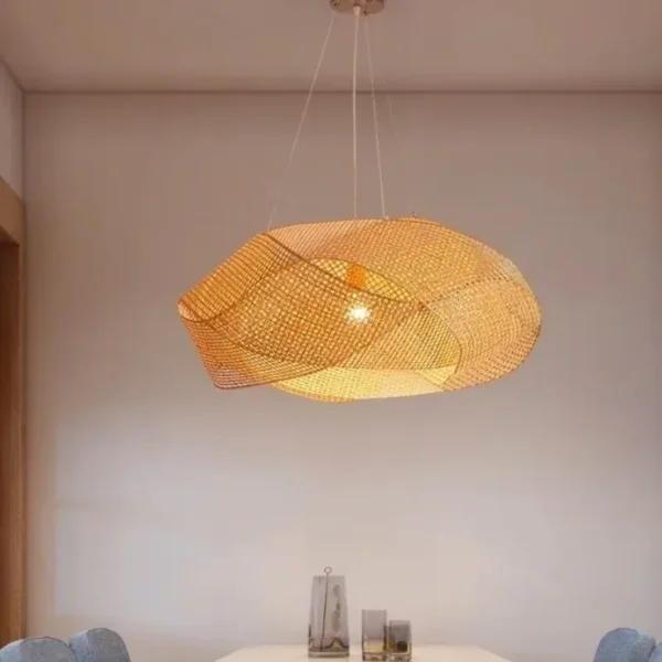 Bamboo Cloud Hanging Lamp