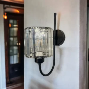 elegant wall lamp black bracket