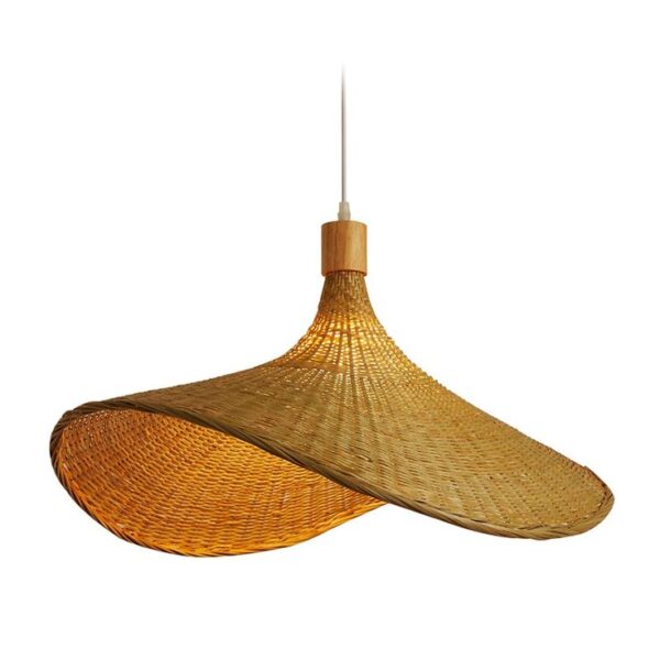 Bamboo Weaving Hanging Lamp - Image 3